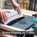 Screen Printing on tshirt